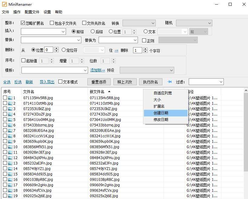 2.jpg 批量文件文件夹重命名工具MiniRenamer_v2.2.1更新版